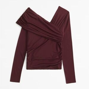 Abercrombie Off the Shoulder Wrap Top